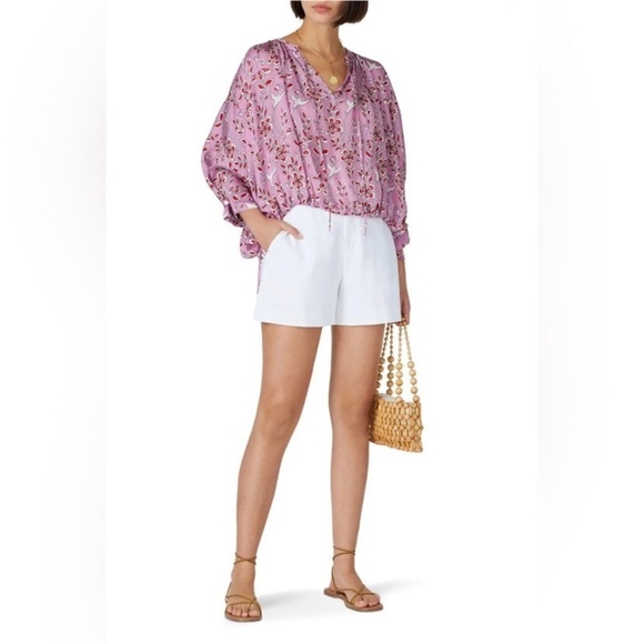 RHODE Helene flowy floral patterned top 13731 - Picture 4 of 12